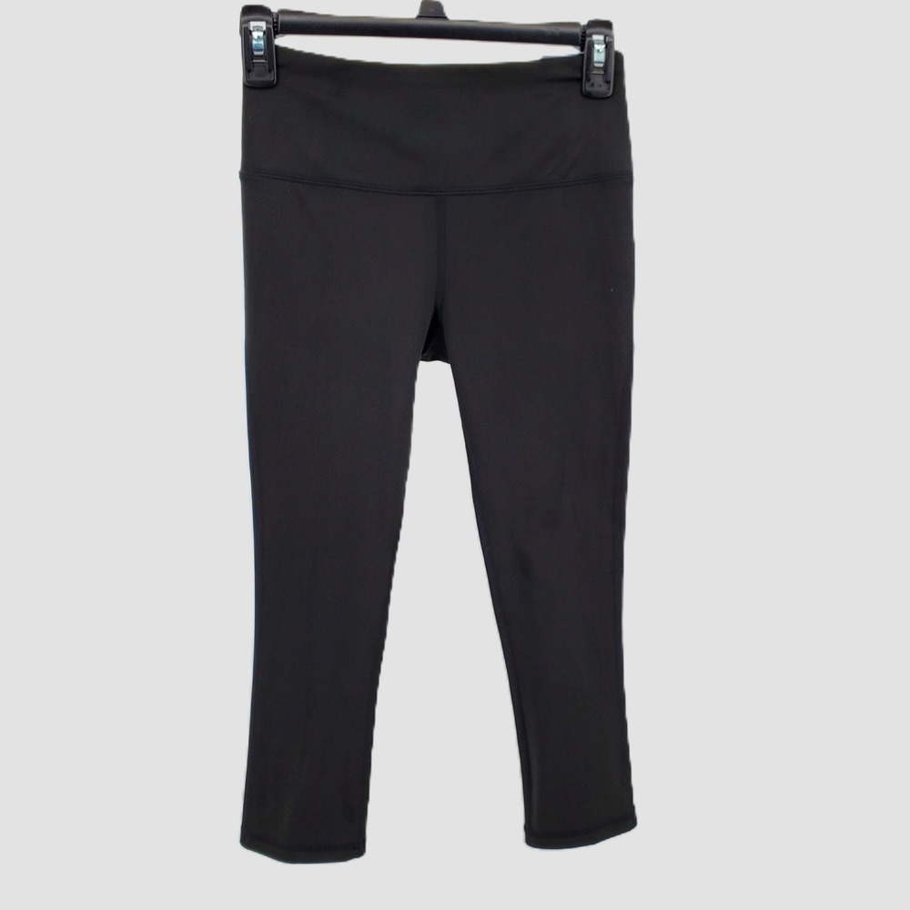 DSG‎ Womens Size XSmall Momentum High Rise Capri Leggings Black Moisture Wicking